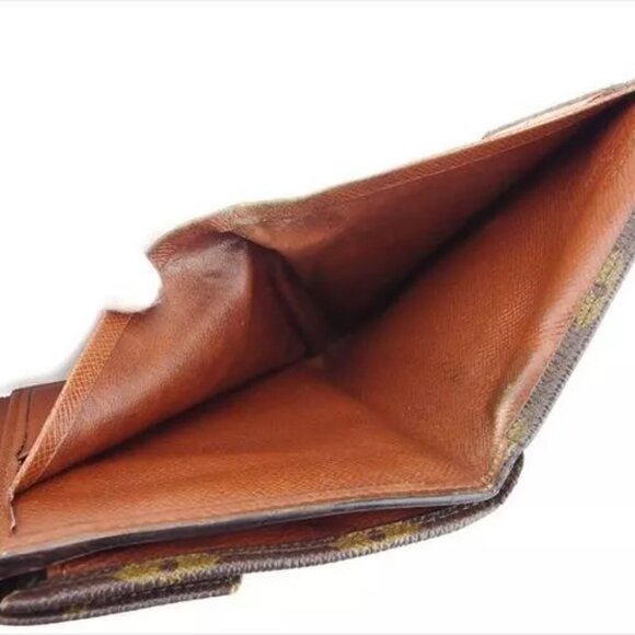 Louis Vuitton Wallet Purse Monogram Brown Beige Woman Authentic Used - Picture 9 of 16